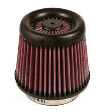 Load image into Gallery viewer, K&amp;N Universal X-Stream Clamp-On Air Filter 3.313in Flg ID/4.875in Base OD/4in Top OD/4.25in H - Side View