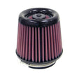 Load image into Gallery viewer, K&amp;N Universal X-Stream Clamp-On Air Filter 3.313in Flg ID/4.875in Base OD/4in Top OD/4.25in H - Back View