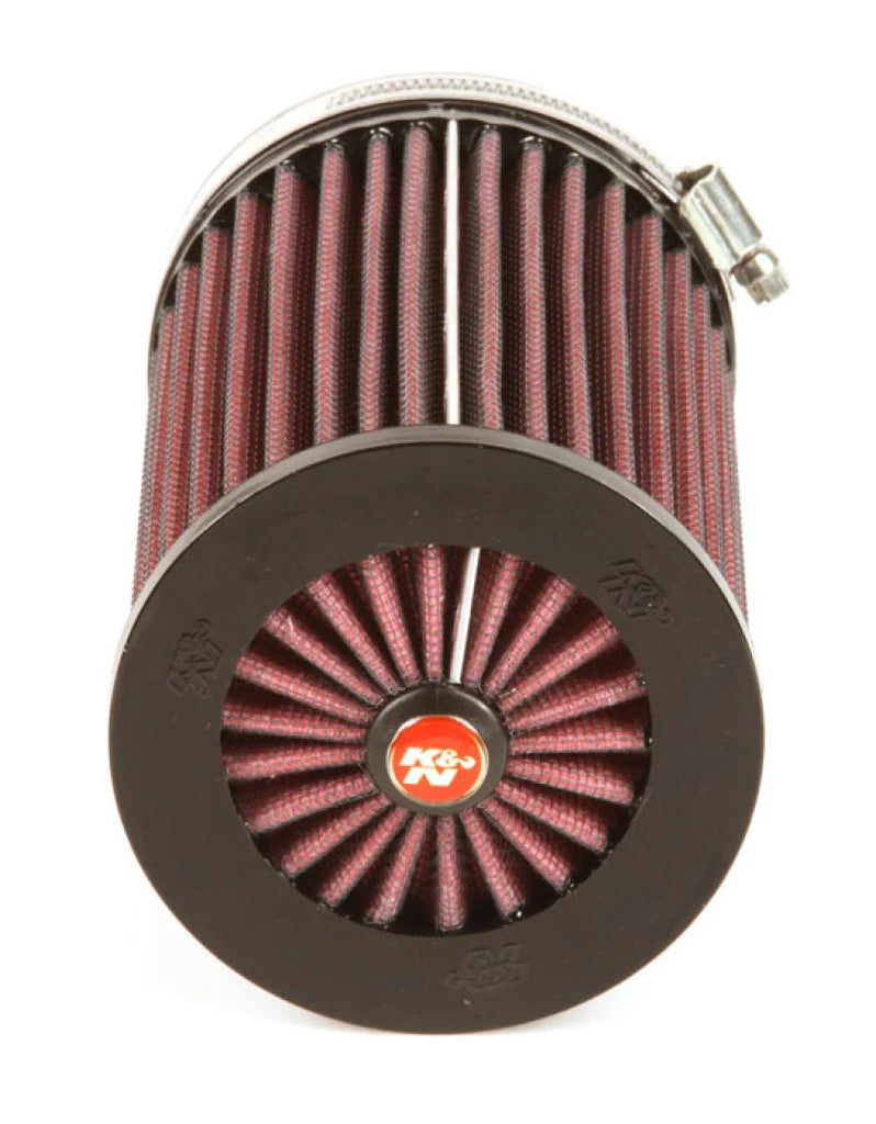 K&N Universal X-Stream Clamp-On Round Air Filter 3.531in Flg ID/4in OD/5.969in H - Installation View