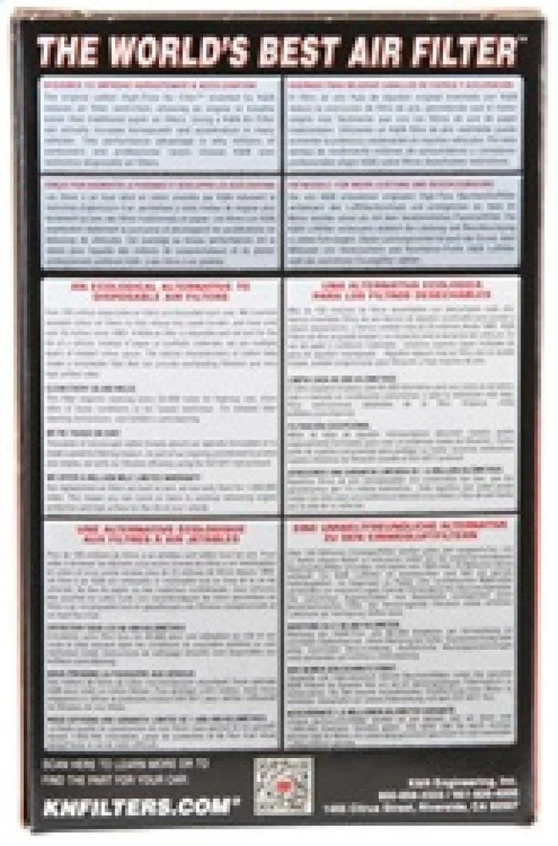 K&N Univrsl Rubber Oval Tprd Filter 2.438in F ID/3.75in B-OW/4.5in B-OL/2.5in T-OW/3.5in T-OL/6in H - Additional View 8