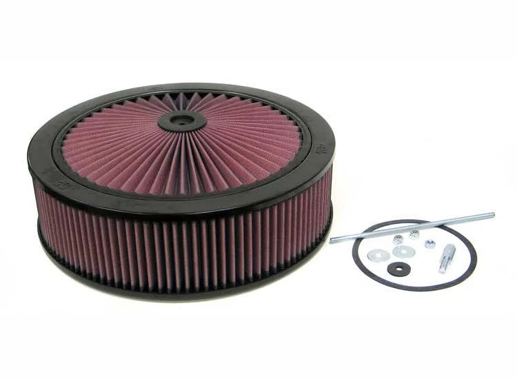K&N X-Stream Flow Control 4Bl Holley No Choke 14X4 - Main Product View