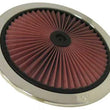 Load image into Gallery viewer, K&amp;N X-Stream Flow Control 4Bl Holley No Choke 14X4 - Side View