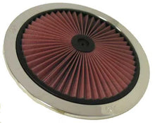 Load image into Gallery viewer, K&amp;N X-Stream Flow Control 4Bl Holley No Choke 14X4 - Side View