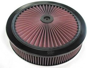 K&N X-Stream Top Assembly 14in OD 5.125in Neck Flange 3.063in H - Main Product View