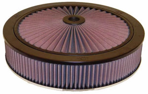 K&N X-Stream Top Assembly 14in OD 5.125in Neck Flange 4.62in H w/Vent - Main Product View