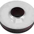 Load image into Gallery viewer, K&amp;N X-Stream Top Assembly 14in OD 5.125in Neck Flange 4.62in H w/Vent - Side View