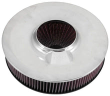 Load image into Gallery viewer, K&amp;N X-Stream Top Assembly 14in OD 5.125in Neck Flange 4.62in H w/Vent - Side View