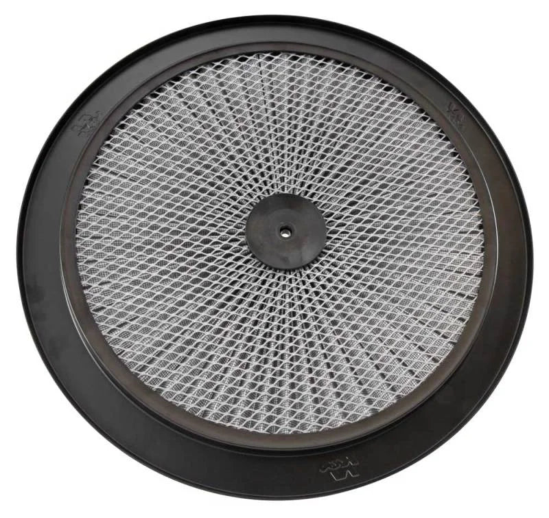 K&N X-Stream Top Filter 14in OD Black Round Lid - Main Product View