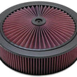 Load image into Gallery viewer, K&amp;N X-Stream Top Filter Black 14 inch OD 5.125 inch Neck Flange 5.875 inch H - Main Product View