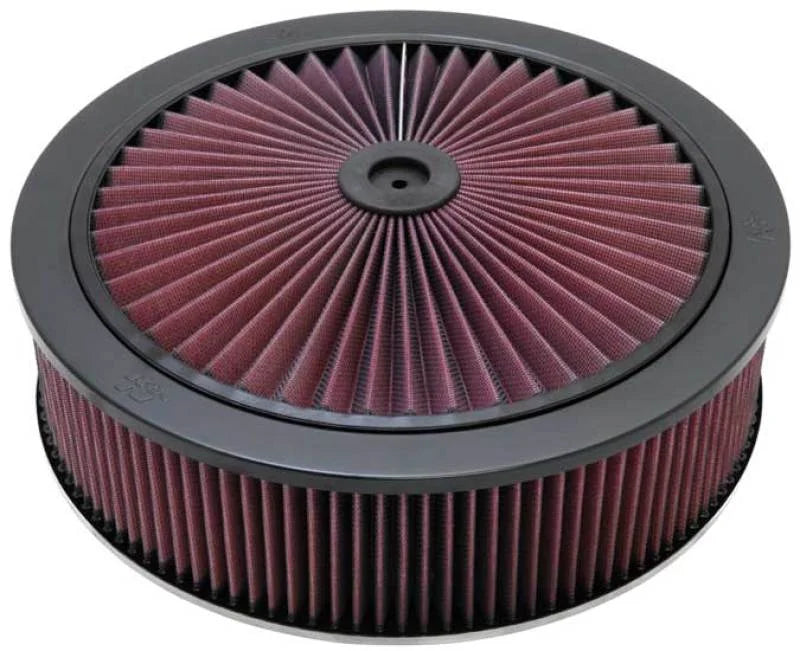 K&N X-Stream Top Filter Black 14 inch OD 5.125 inch Neck Flange 5.875 inch H - Main Product View