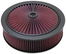 Load image into Gallery viewer, K&amp;N X-Stream Top Filter Black 14 inch OD 5.125 inch Neck Flange 5.875 inch H - Main Product View