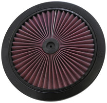 Load image into Gallery viewer, K&amp;N X-Stream Top Filter X-Stream 14 inch OD Black - Main Product View