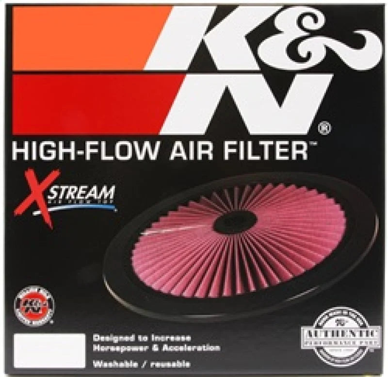 K&N X-Stream Top Filter X-Stream 14 inch OD Chrome - Additional View 6
