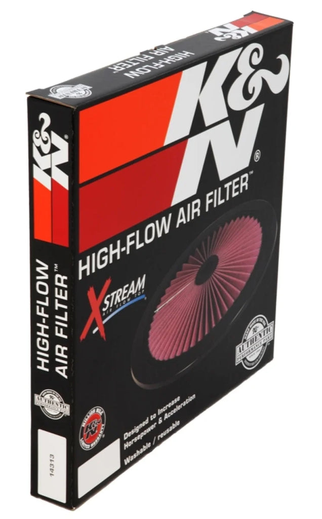 K&N X-Stream Top Filter X-Stream 16in OD - Black - Additional View 7