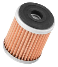 Load image into Gallery viewer, K&amp;N Yamaha 1.5in OD x 1.844in H Oil Filter - Side View