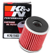 Load image into Gallery viewer, K&amp;N Yamaha / Fantic Caballero / Husqvarna 1.5in OD x 1.813inH Oil Filter - Installation View