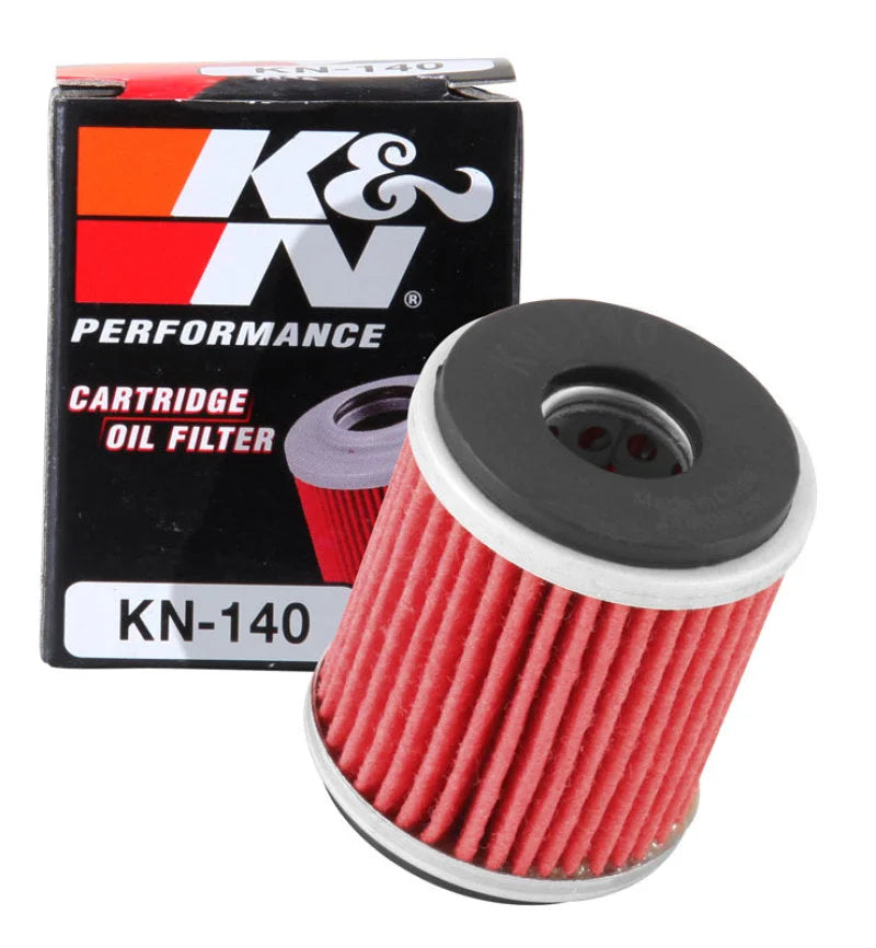 K&N Yamaha / Fantic Caballero / Husqvarna 1.5in OD x 1.813inH Oil Filter - Installation View