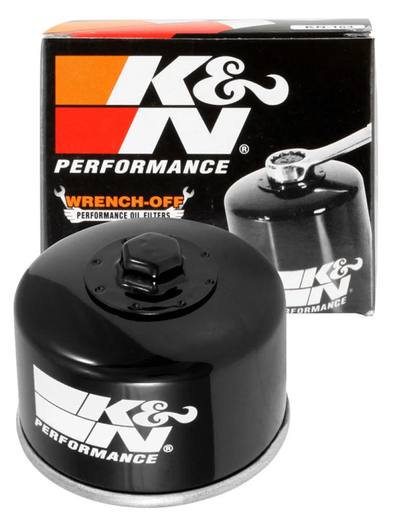 K&N Yamaha / Kymco 2.813in OD x 2.469in H Oil Filter - Installation View