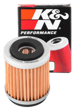 Load image into Gallery viewer, K&amp;N Yamaha / MBK 1.5in OD x 1.938in H Oil Filter - Installation View