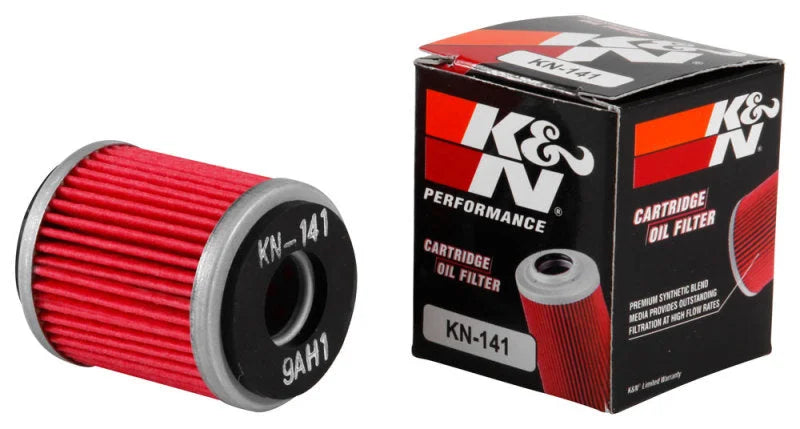 K&N Yamaha / MBK / Fantic Caballero 1.5in OD x 1.813in H Oil Filter - Installation View