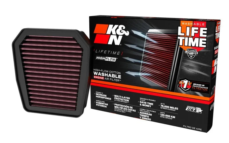 K&N fits 2024 Suzuki DL800 V-Strom 800 / 2023-2024 Suzuki DL800 V-Strom 800DE / 2024-2025 Suzuki Gsx-8r / 2023-2024 Suzuki...