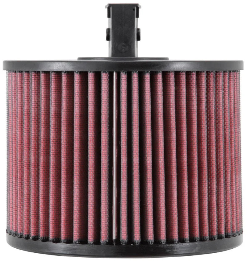K&N washable, reusable High-Flow Air Filter. - Back View