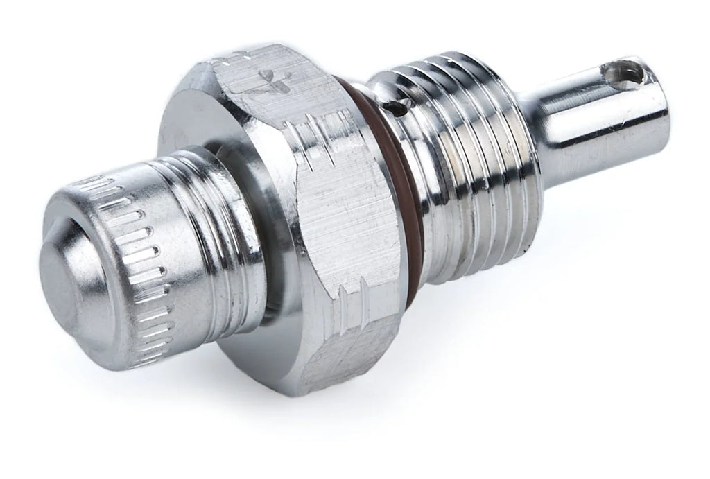 KRC Power Steering Alum Flow Valve -6AN Male ID - 4 KRC 25304000