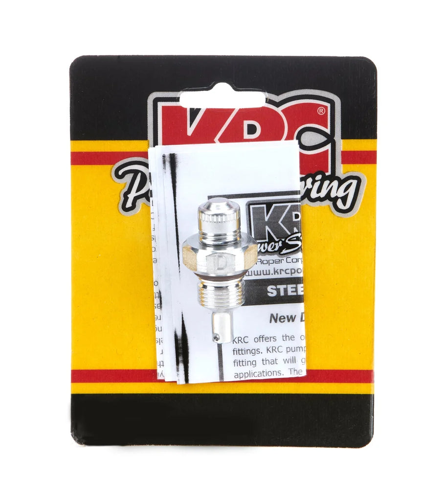 KRC Power Steering Alum Flow Valve -6AN Male ID - D KRC 25311000
