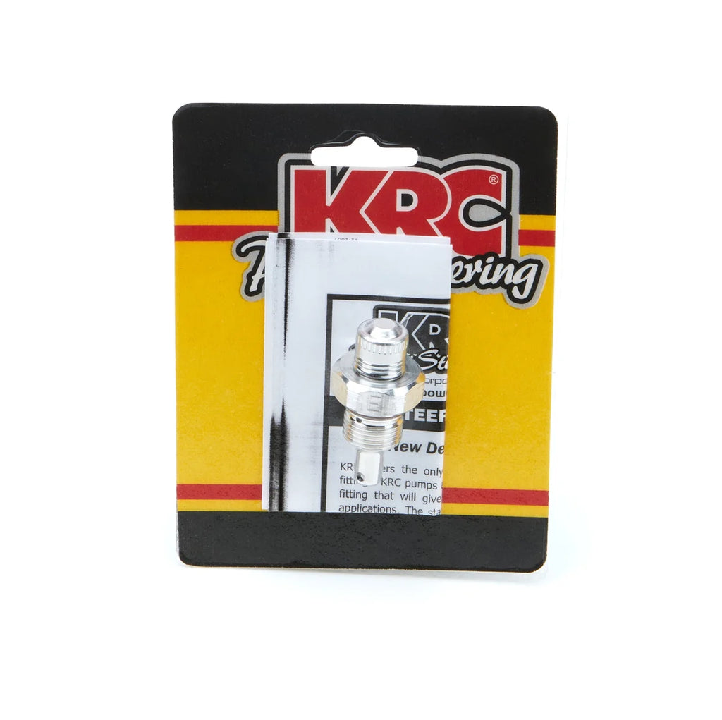 KRC Power Steering Alum Flow Valve -6an Male ID - E KRC 25312000