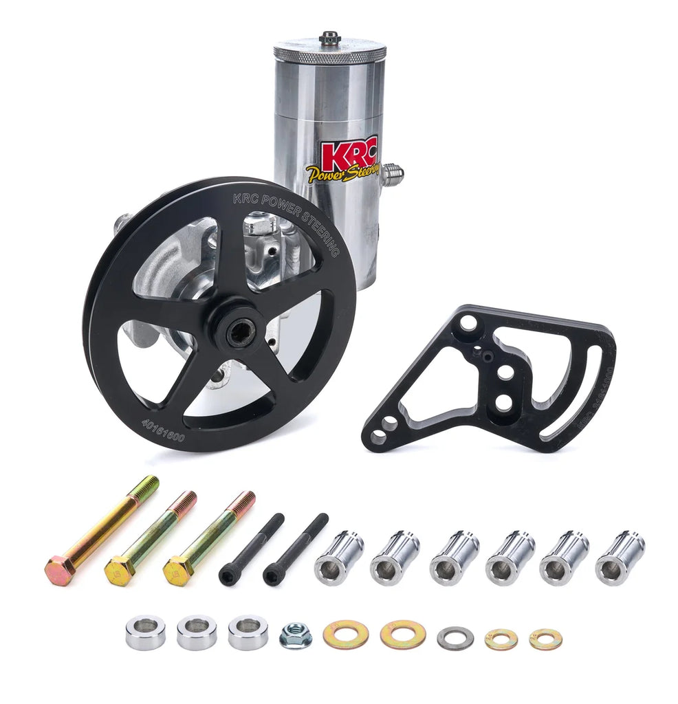 KRC Power Steering Power Steering Kit SBF 302 w/6in V-Belt Pulley ESP 18610111