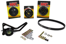 Load image into Gallery viewer, KRC Power Steering Pro Series Serpentine Pulley Kit 1:1 w/Idler KRC 37451000