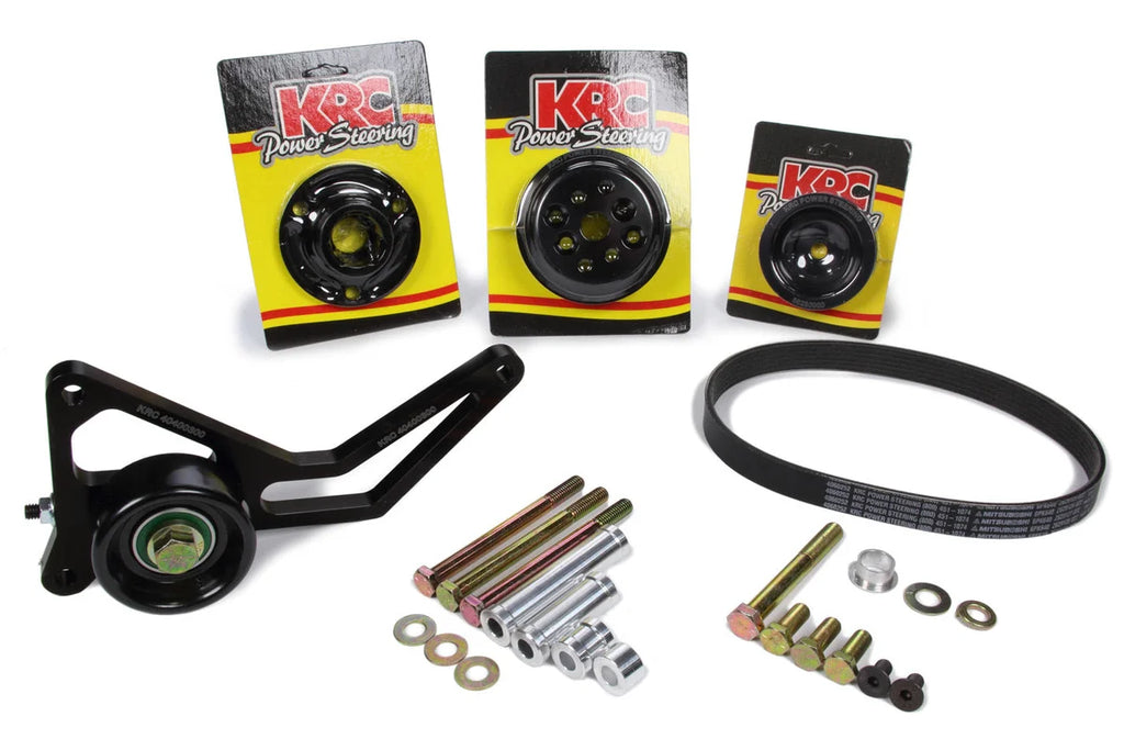 KRC Power Steering Pro Series Serpentine Pulley Kit 30% w/Idler KRC 37453000