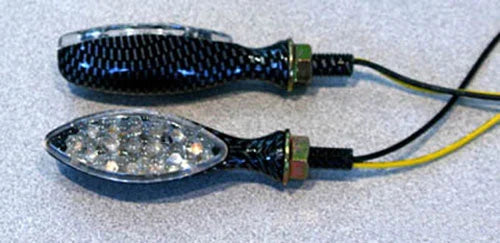 K&S Technologies LED ULTRA MINI-MARKER LIGHTS, OVAL, C.F. (15 LEDS) 25-8911