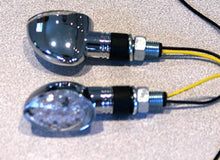 Load image into Gallery viewer, K&amp;S Technologies LED ULTRA MINI-MARKER LIGHTS, OVAL, CHROME, SHORT STEM (15 LED 25-8937