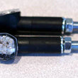 Load image into Gallery viewer, K&amp;S Technologies LED ULTRA MINI-MARKER LIGHTS, TRIANGLE W/AMBER TIP, BLK, LONG 25-8940