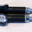Load image into Gallery viewer, K&amp;S Technologies LED ULTRA MINI-MARKER LIGHTS, TRIANGLE W/AMBER TIP, BLK, LONG 25-8940
