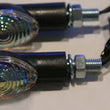 Load image into Gallery viewer, K&amp;S Technologies MARKER LIGHTS, MINI-STALK, ULTRA SMALL, BLK (S/F) RNBW 25-8352 - Side View