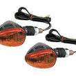 Load image into Gallery viewer, K&amp;S Technologies Marker Lights, Compact, Flex. Stem, Black (S/F) Clear, Short Stem 25-8403S