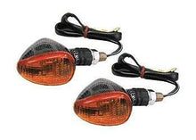 Load image into Gallery viewer, K&amp;S Technologies Marker Lights, Compact, Flex. Stem, Carbon Fiber (D/F) Rainbow, Short S 25-8417S