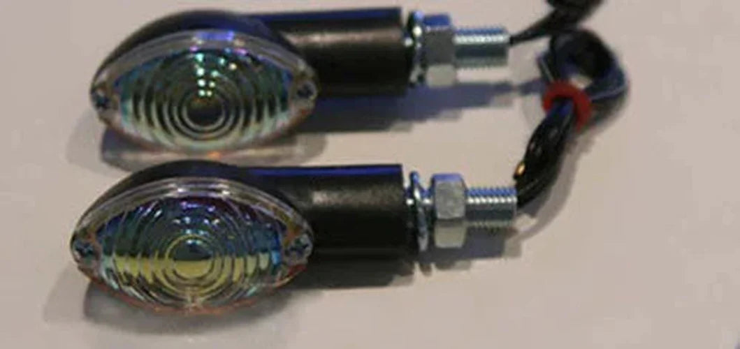 K&S Technologies MARKER LIGHTS, MINI-STALK, ULTRA SMALL, BLK (S/F) RNBW 25-8352 - Side View