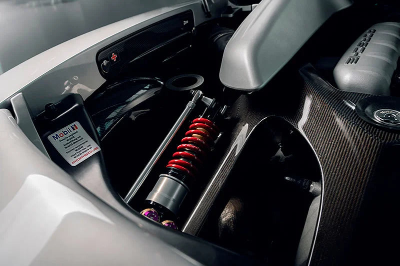 KW 04-05 Porsche Carrera GT Special Edition HLS4 V5 Coilover Kit w/ Red & Blue Springs - Additional View 8