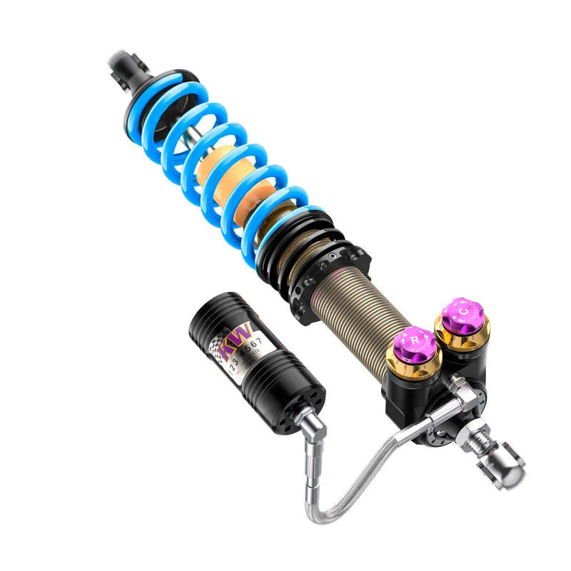 KW 04-05 Porsche Carrera GT Special Edition V5 Coilover Kit W/ Red & Blue Springs - Installation View