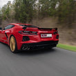 Load image into Gallery viewer, KW 2020+ Chevrolet Corvette C8 (w/ Electronic Dampers &amp; OE Noselift) Height Adjustable Spring Kit - Side View