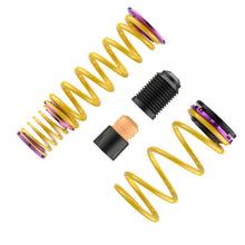 Load image into Gallery viewer, KW 2020+ Chevrolet Corvette C8 (w/ Electronic Dampers &amp; OE Noselift) Height Adjustable Spring Kit - Installation View