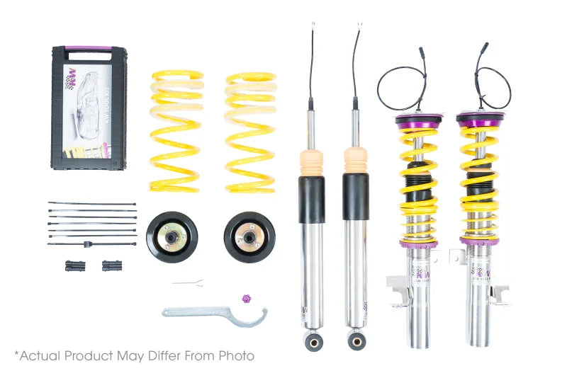 KW 21+ BMW 4 Series Coupe/430i 4WD xDrive w/ Electronic Dampers DDC P&P Coilover Kit - Main Product View