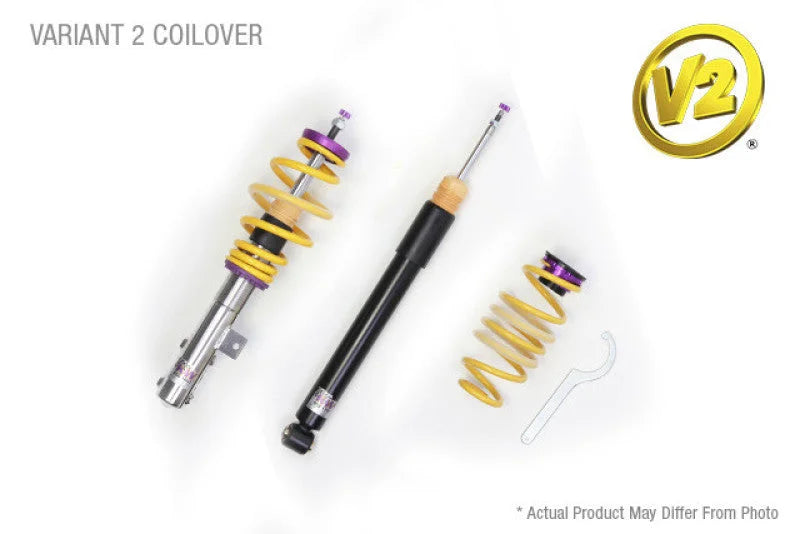 KW C-Class W205 Convertible RWD Coilover Kit V2 - Side View