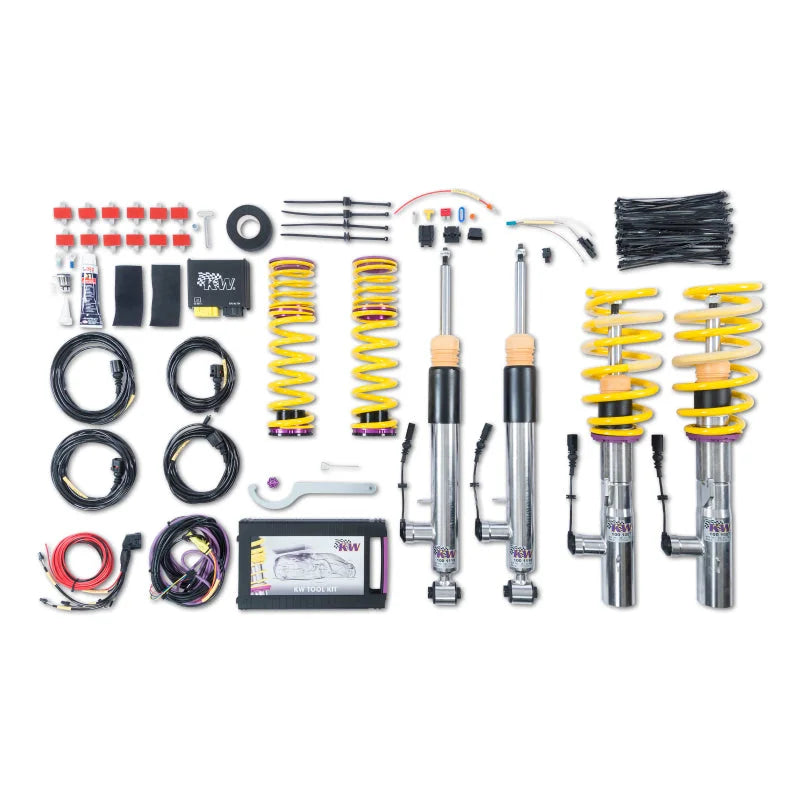 KW Coilover Kit DDC ECU 17+ Audi RS3 (8V) - Side View