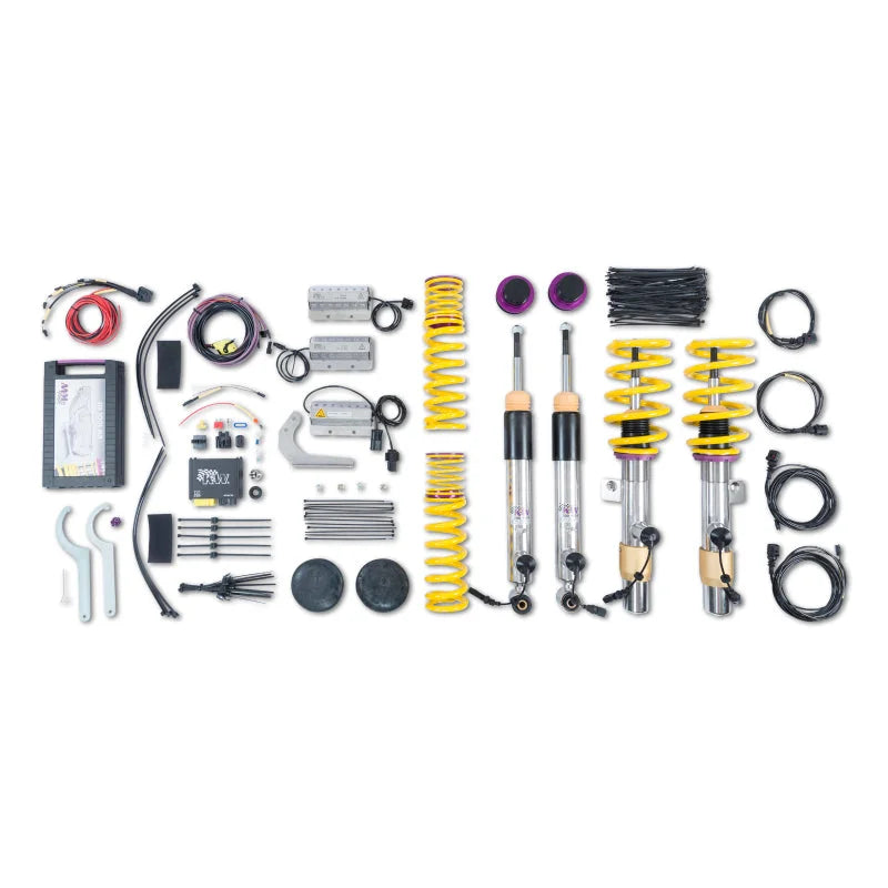 KW Coilover Kit DDC ECU BMW M3 (E90/E92) Sedan/Coupe w/ EDC - Back View