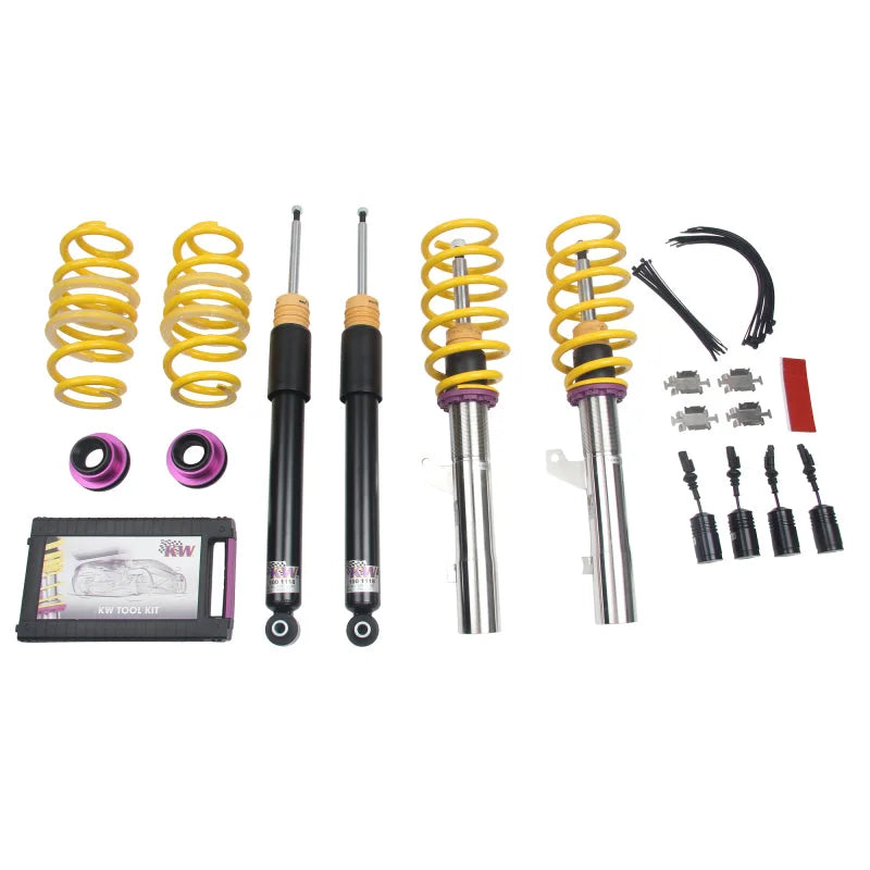 KW Coilover Kit V1 15+ Volkswagen Golf GTI / GTI R VII w/ DCC - Side View