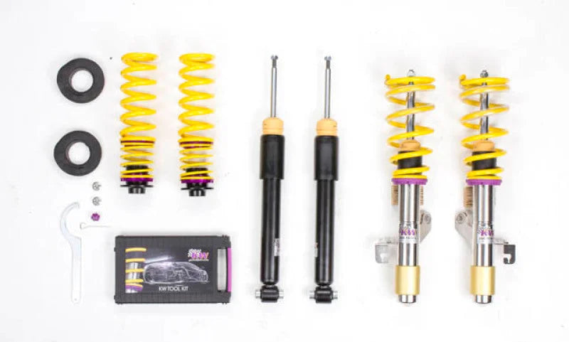 KW Coilover Kit V1 2012+ BMW F30 320i/328i xDrive w/o EDC - Back View